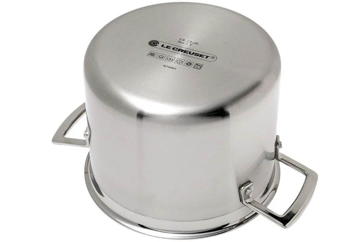 LE CREUSET CAZUELA CON COLADOR DE PASTA 3CAPAS, 20 CM, 5L
