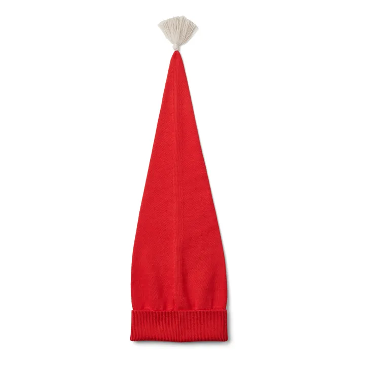 Liewood Gorrito de Navidad de algodón orgánico | Apple red