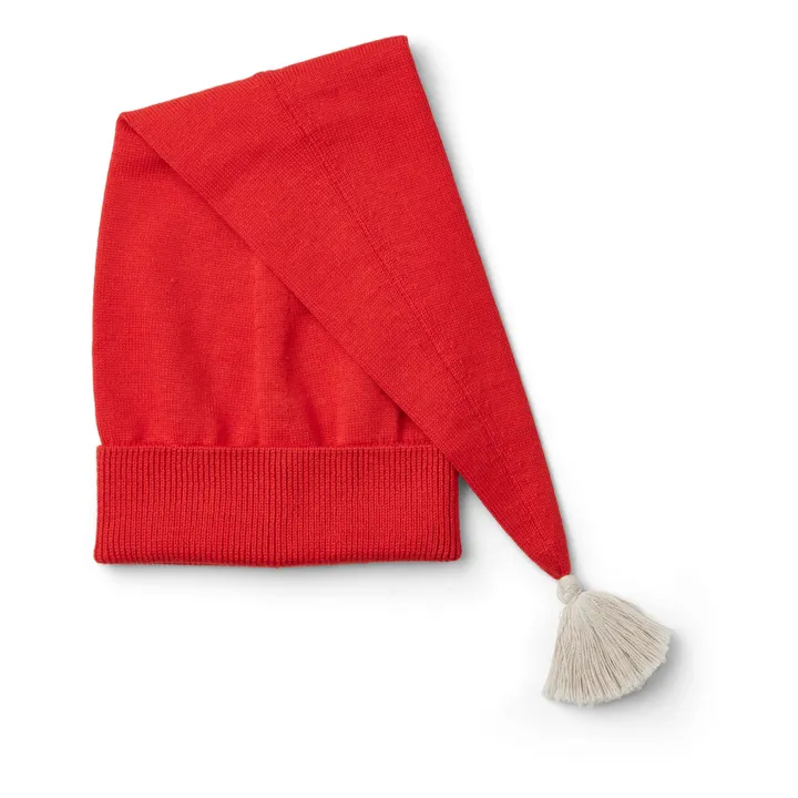 Liewood Gorrito de Navidad de algodón orgánico | Apple red