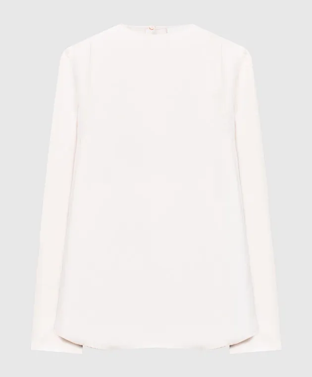 Lou Lou Studio ADALYN beige silk blouse