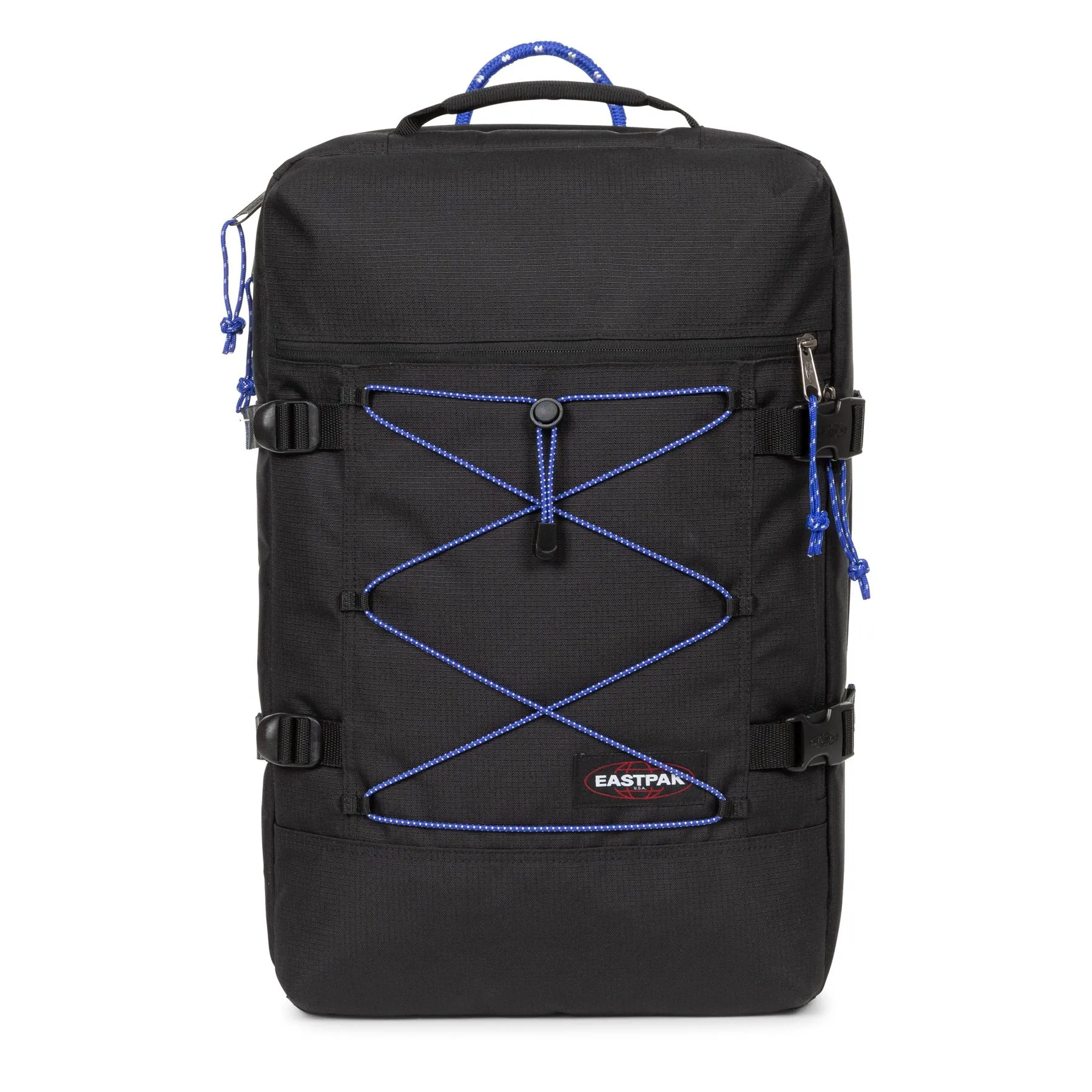 MALETA MOCHILA CABINA AVIÓN 42L. EASTPAK TRAVELPACK REFEK0A5BBR5O2 OUT SITE BLUE NEGRO Y AZUL