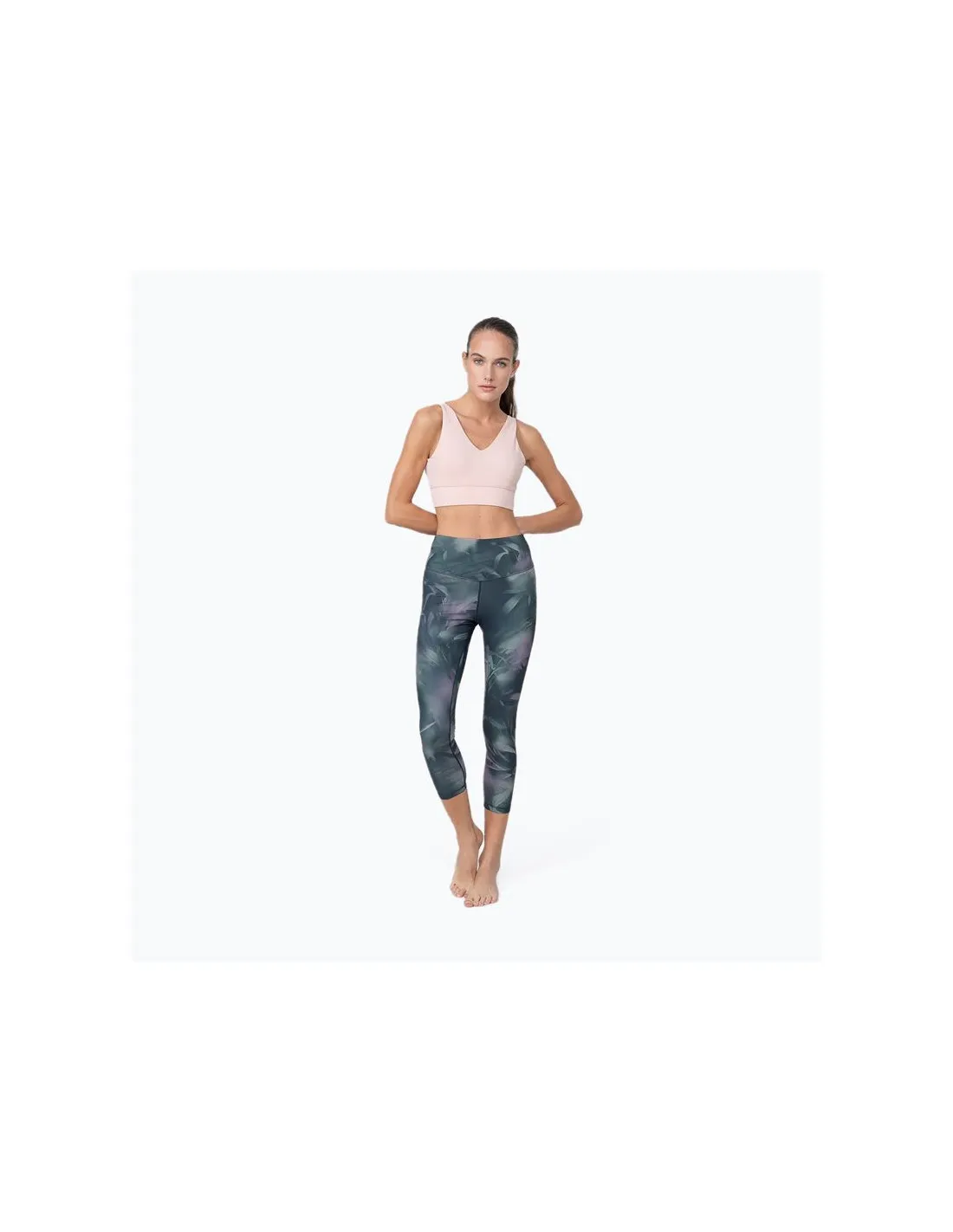 Mallas de yoga 4F Funtional azul Mujer