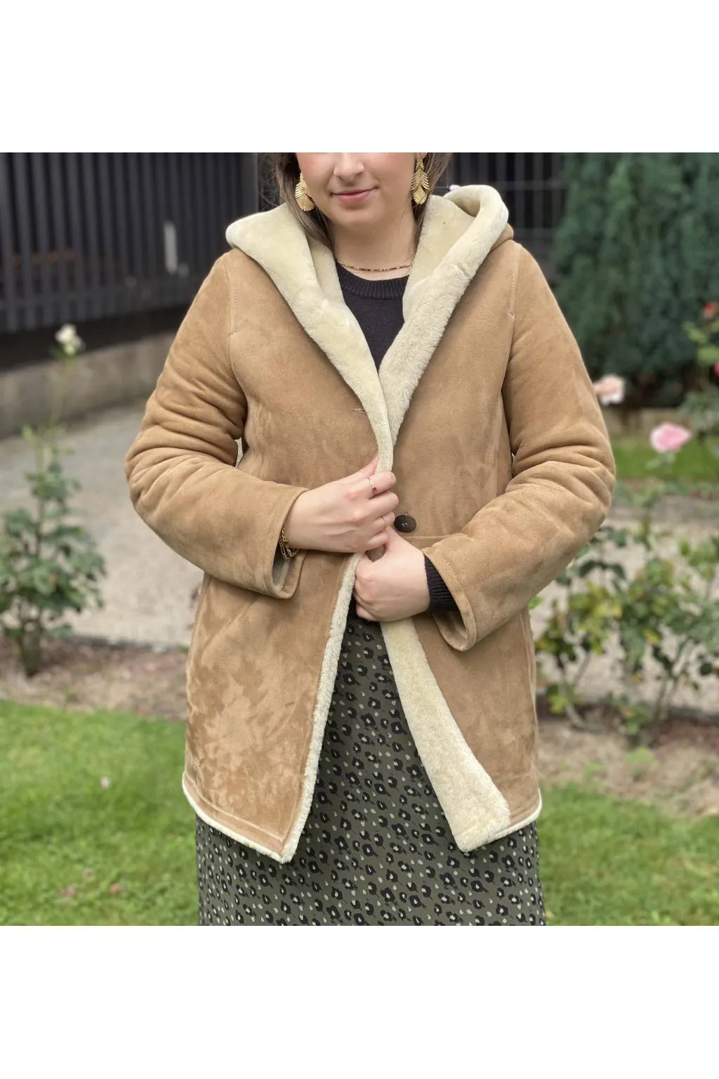 Medinapiel  23001 indy double face coat