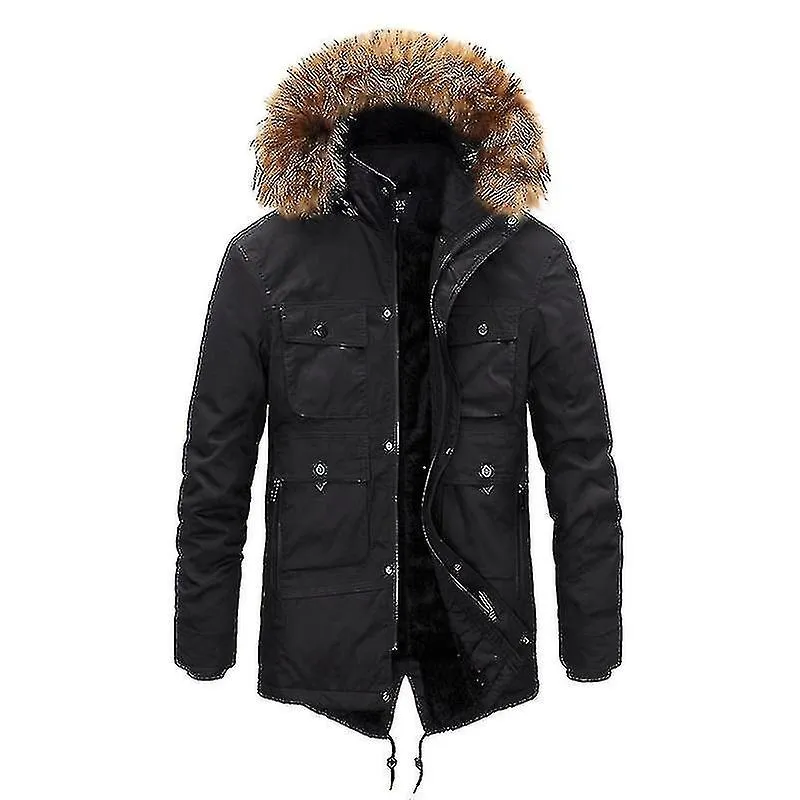 Men's Hooded Warm Coat Parka Jacket
