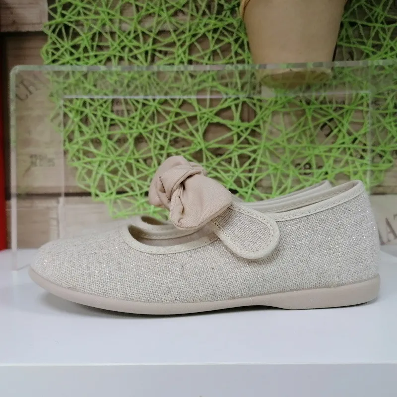Merceditas Lazo Lino Beige Metal 120809 Tokolate
