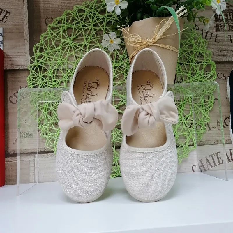 Merceditas Lazo Lino Beige Metal 120809 Tokolate