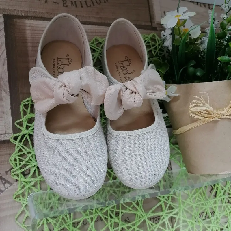Merceditas Lazo Lino Beige Metal 120809 Tokolate