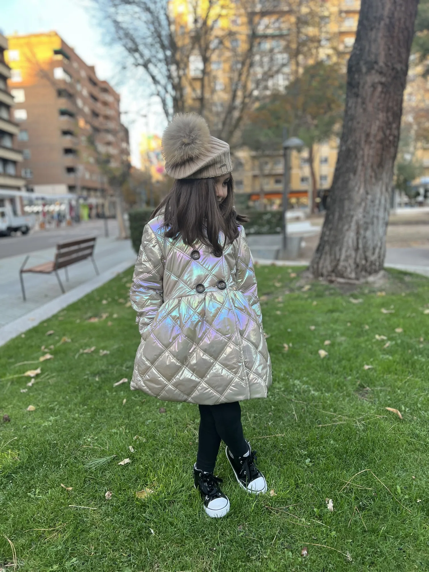 Metallic jib coat
