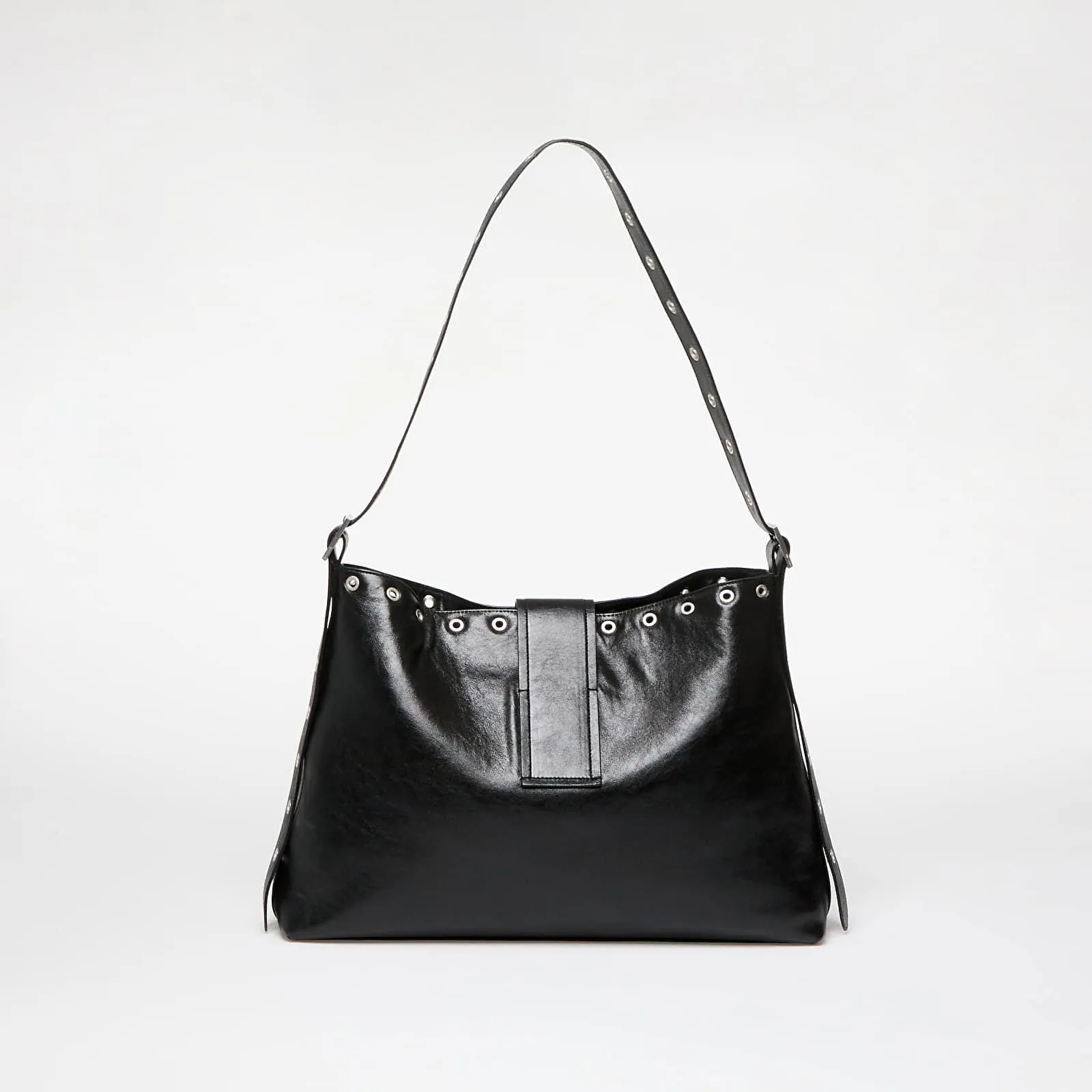 MISBHV Leather Hobo Bag Black Universal