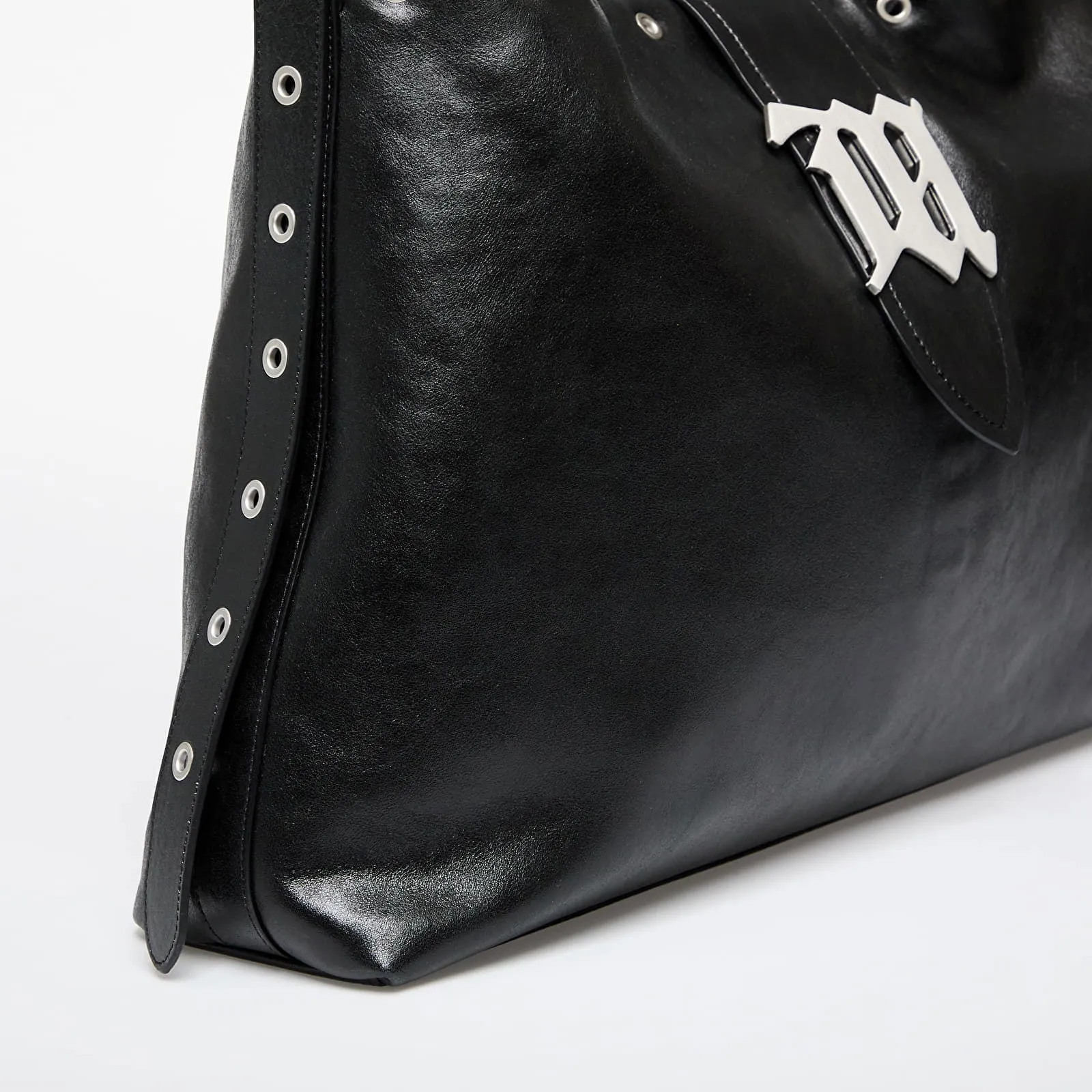 MISBHV Leather Hobo Bag Black Universal