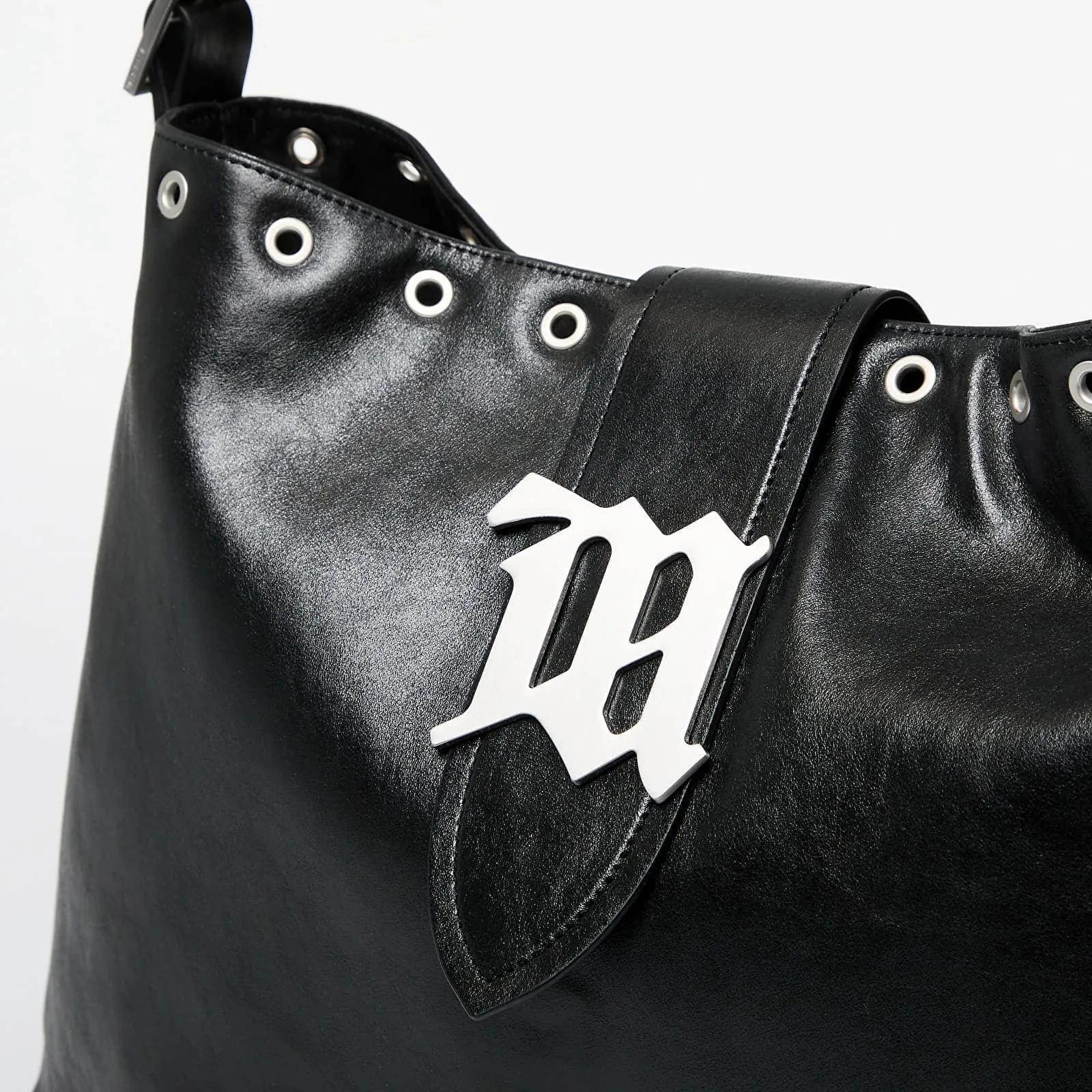 MISBHV Leather Hobo Bag Black Universal