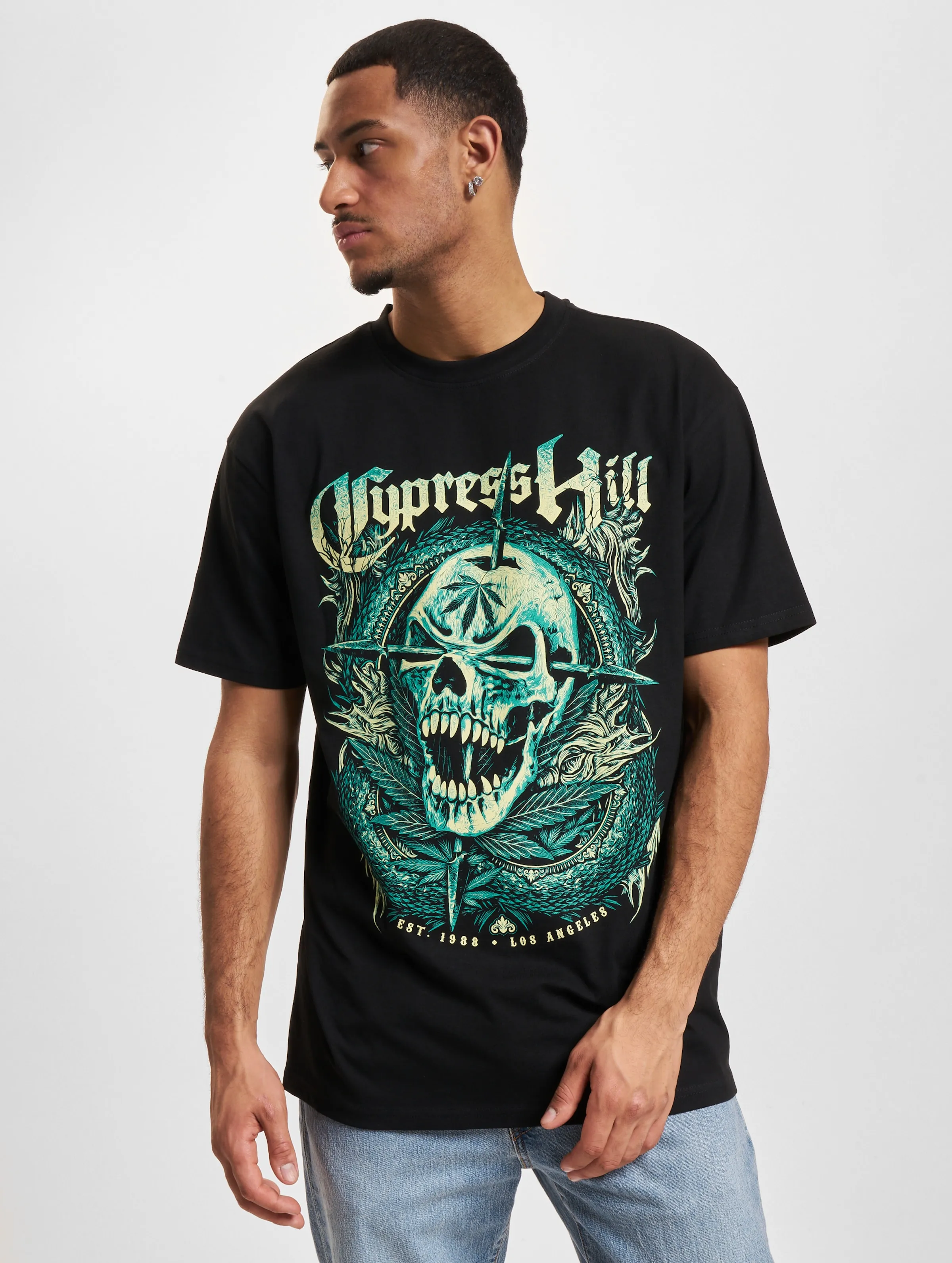 Mister Tee Cypress Hill Skull Face Oversize