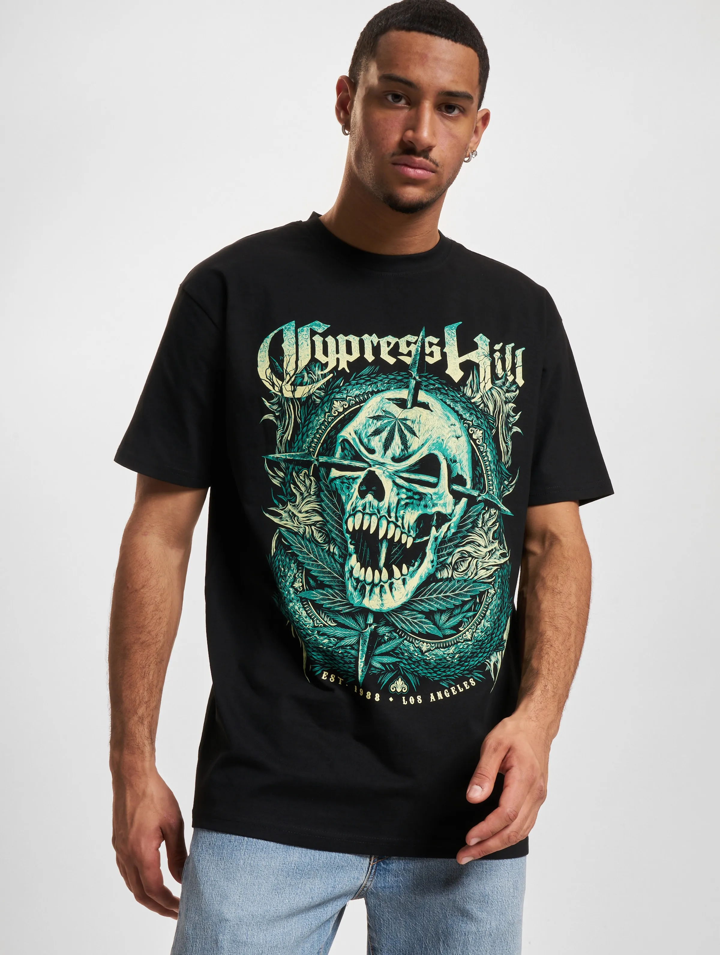 Mister Tee Cypress Hill Skull Face Oversize