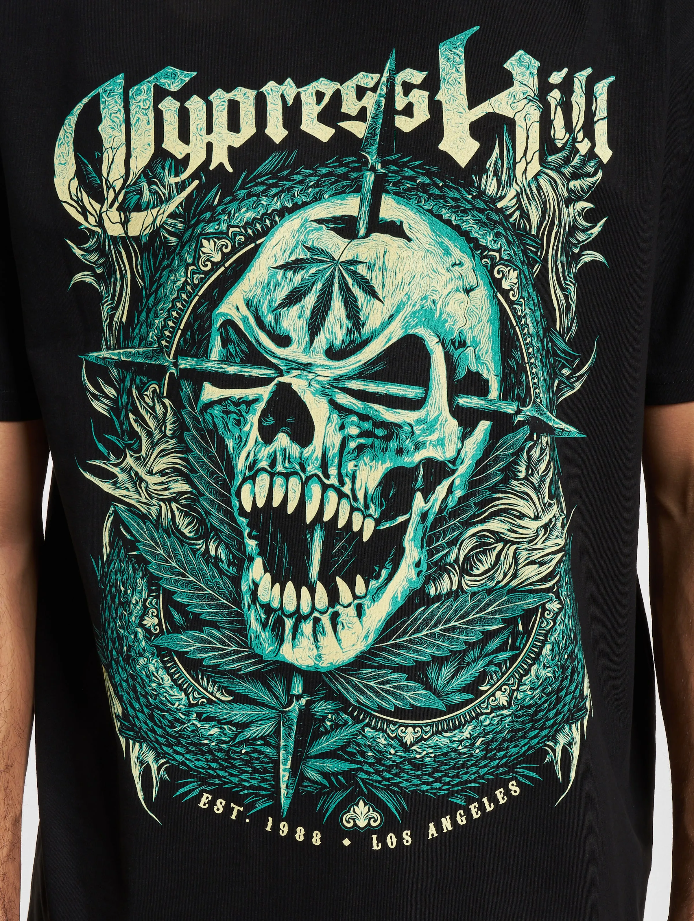Mister Tee Cypress Hill Skull Face Oversize