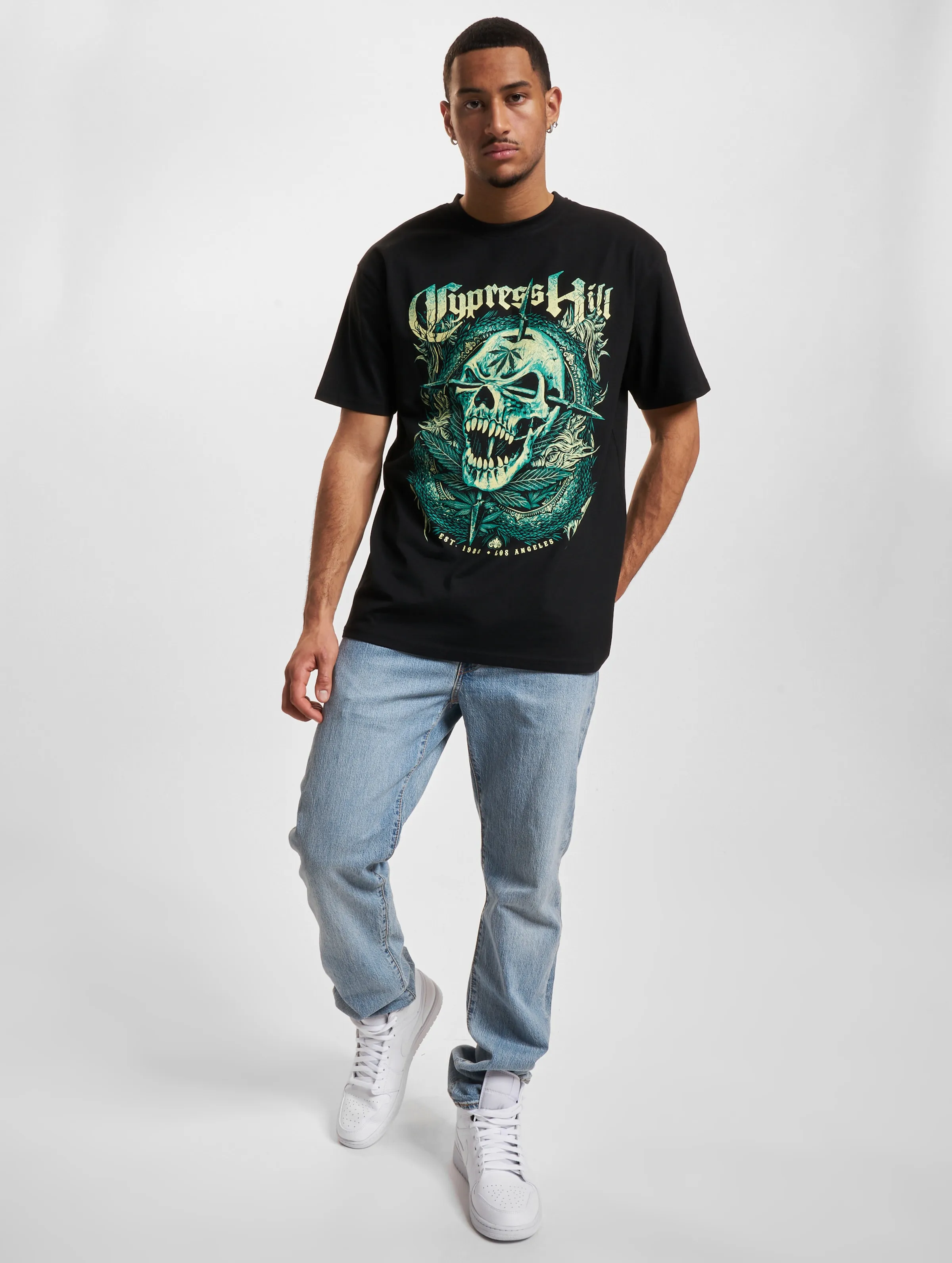 Mister Tee Cypress Hill Skull Face Oversize