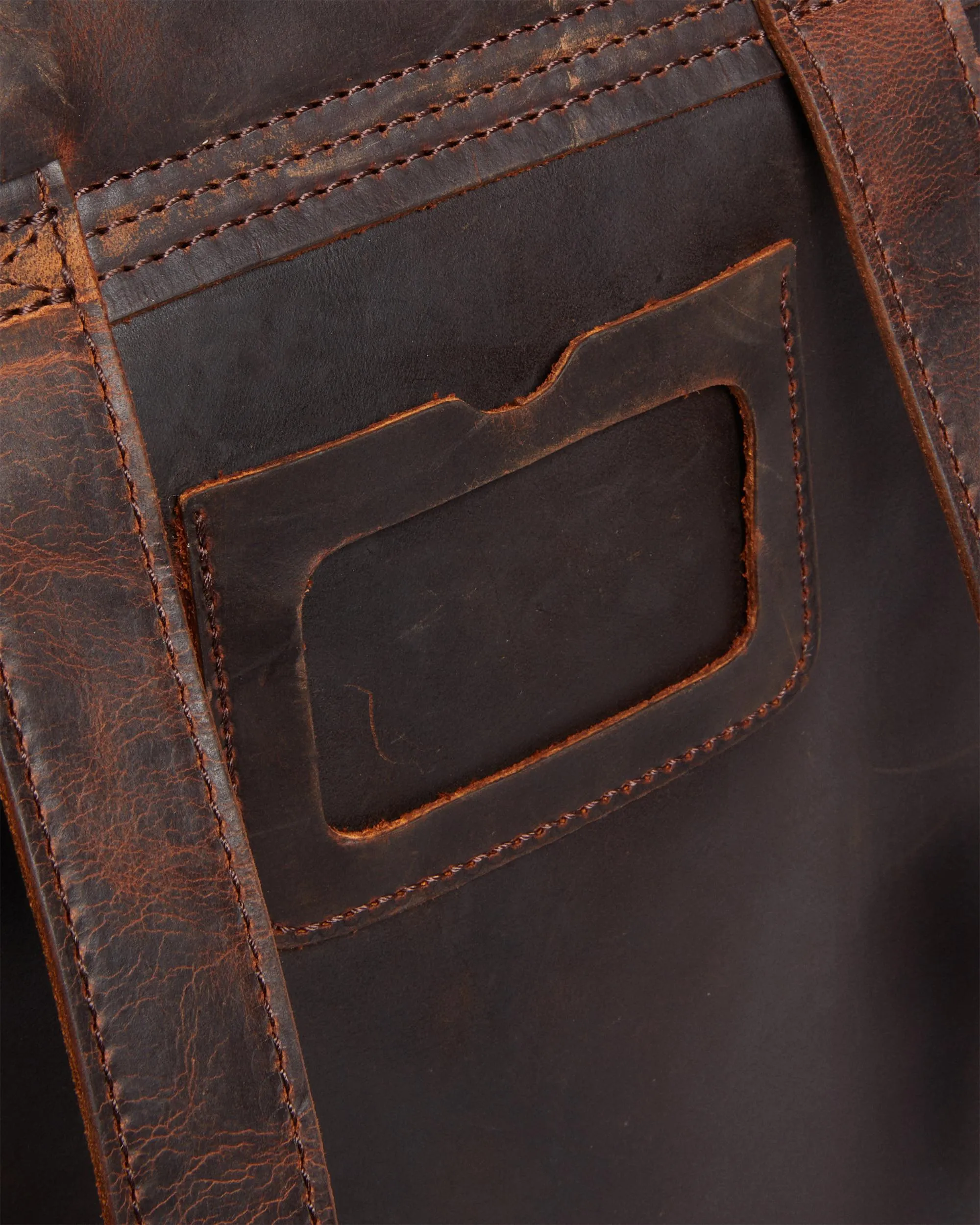 Mochila de piel Waxed Full Grain