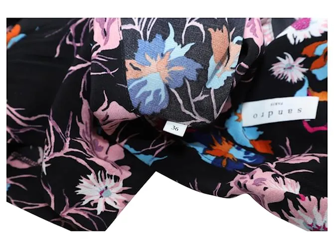 Mono Sandro Olivier de viscosa con estampado floral 