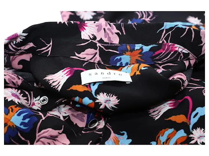 Mono Sandro Olivier de viscosa con estampado floral 