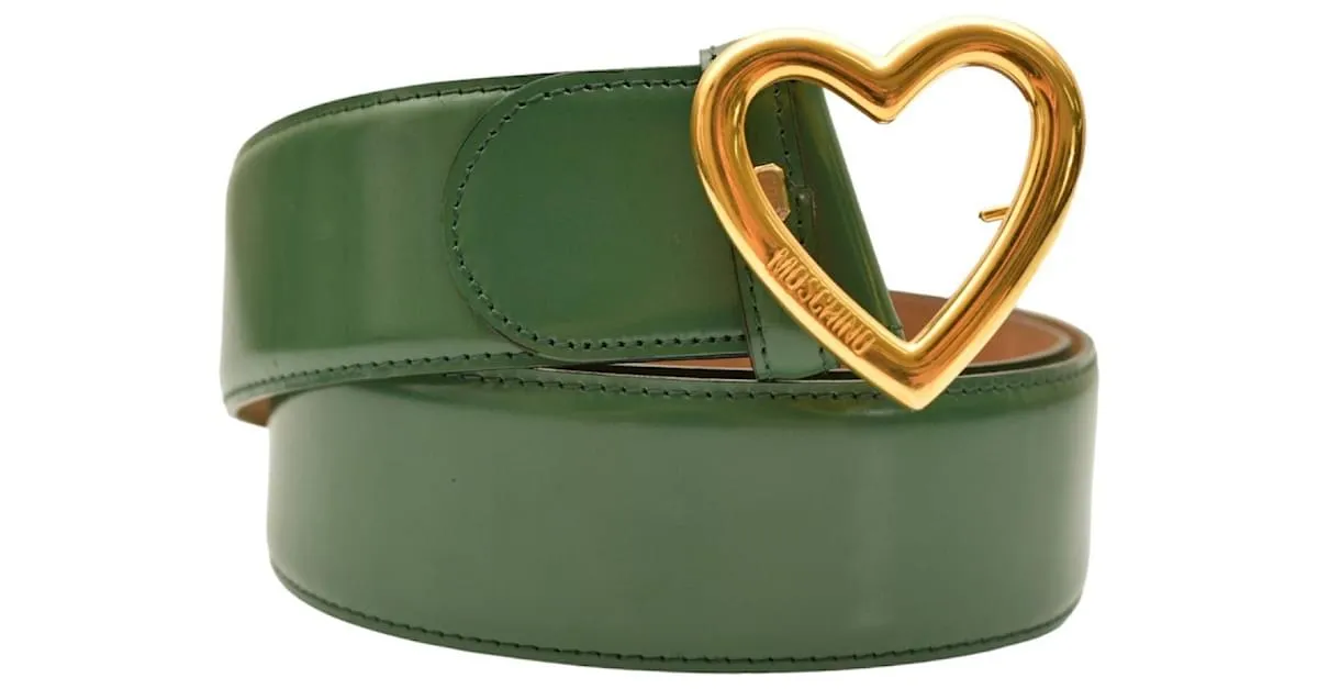 Moschino Cinturones Verde 