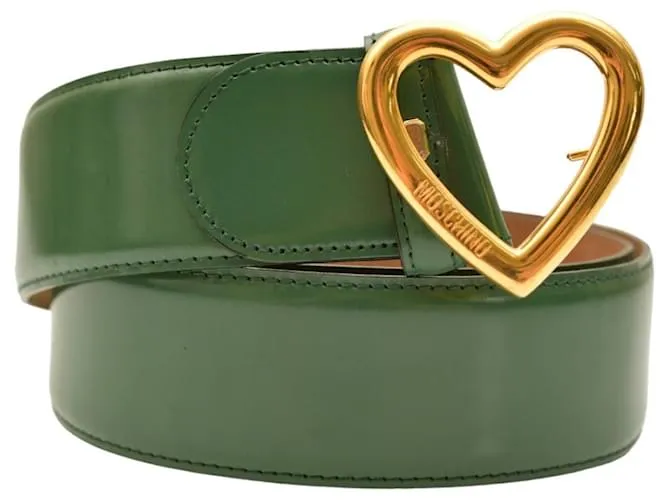 Moschino Cinturones Verde 