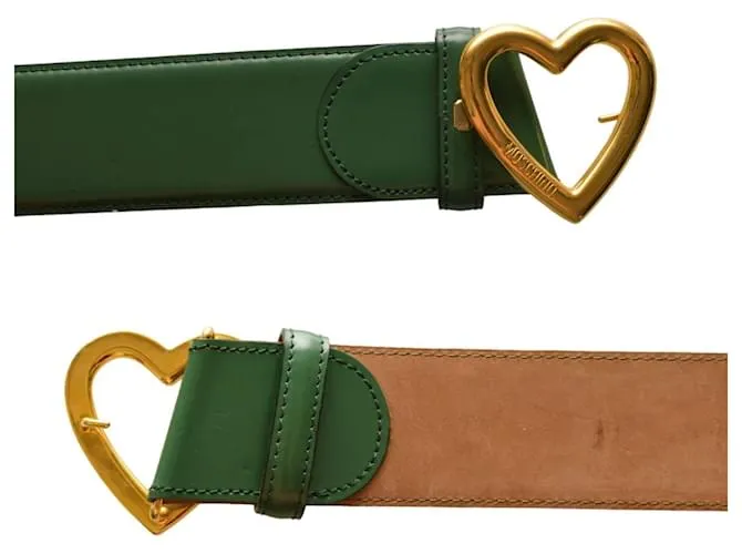 Moschino Cinturones Verde 