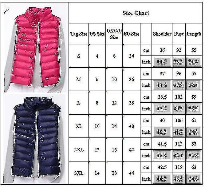 Mujeres Lightweight Body Warmer Winter Quilted Vest Puffer Jacket Gilet Padded Coat