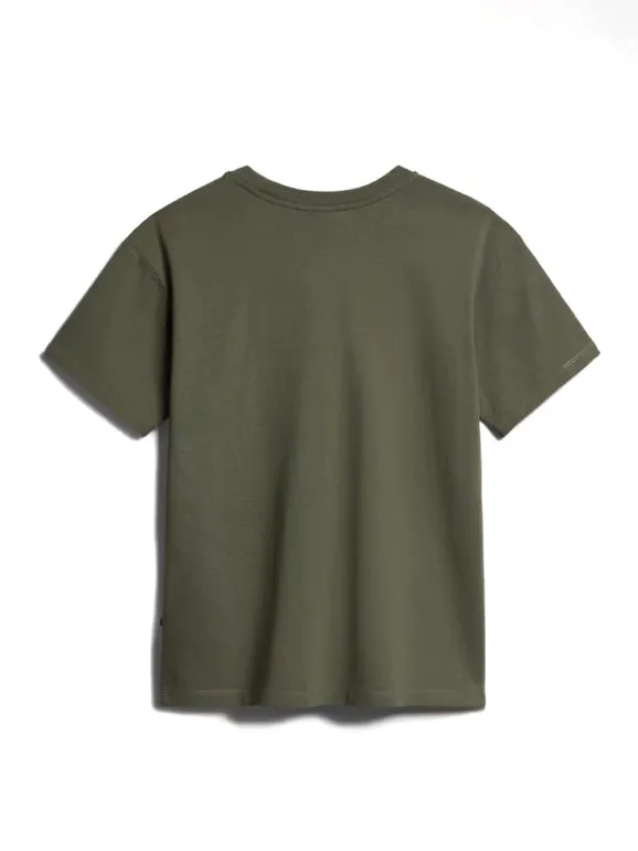 Napapijri S BOX W SS Camiseta de mujer de manga corta con texto