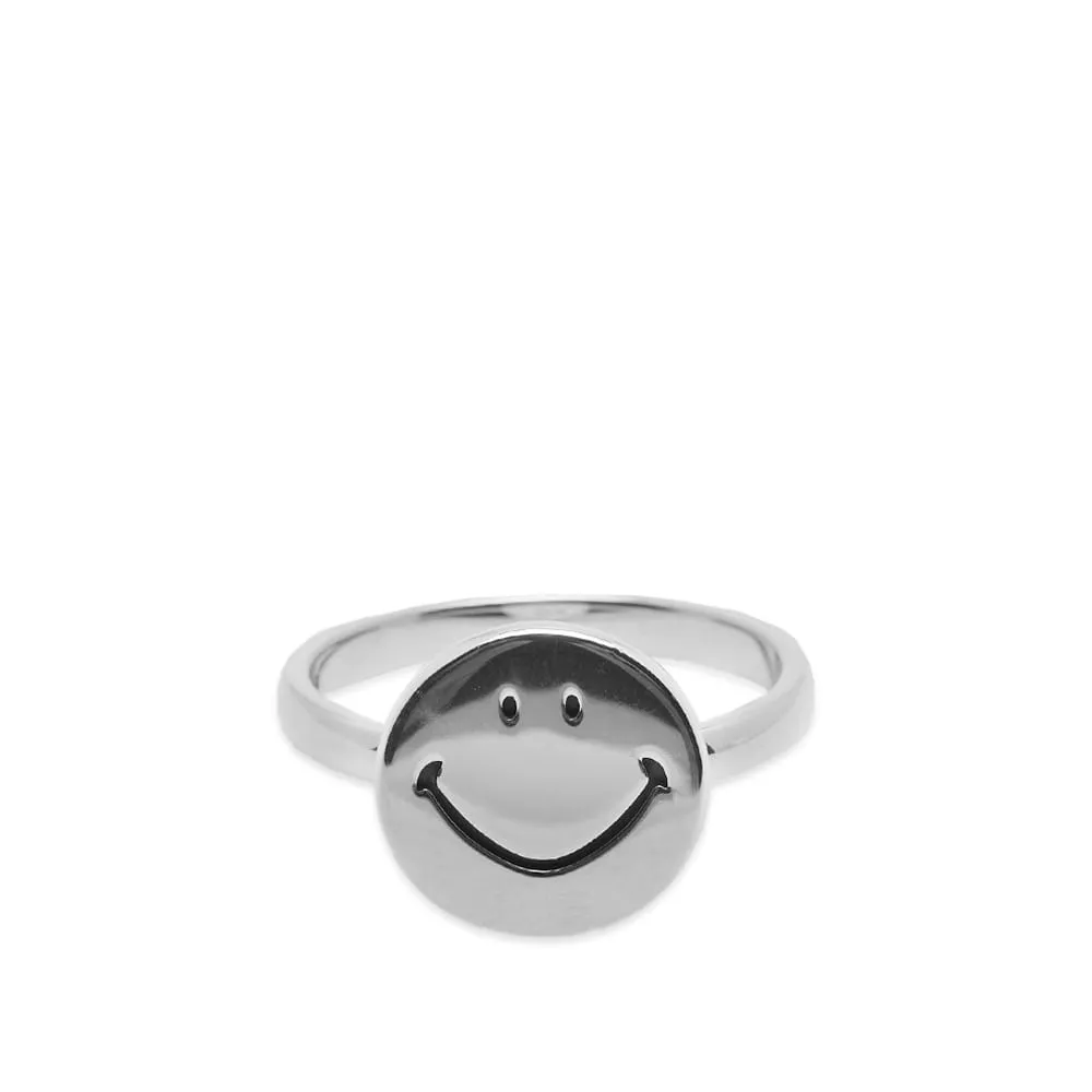 Needles Smiley Face Ring 925