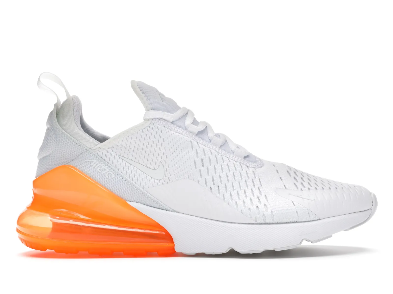 Nike Air Max 270 White Pack (Total Orange)