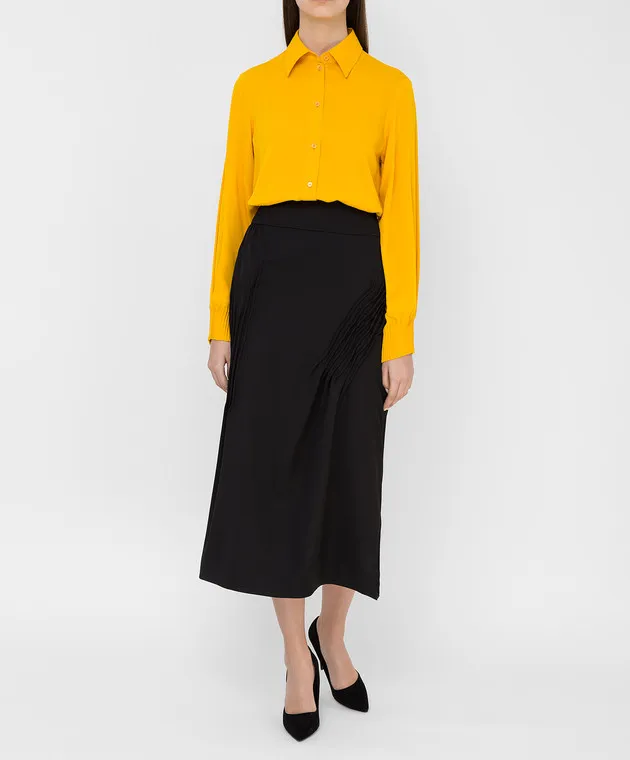 NINA RICCI Black wool skirt