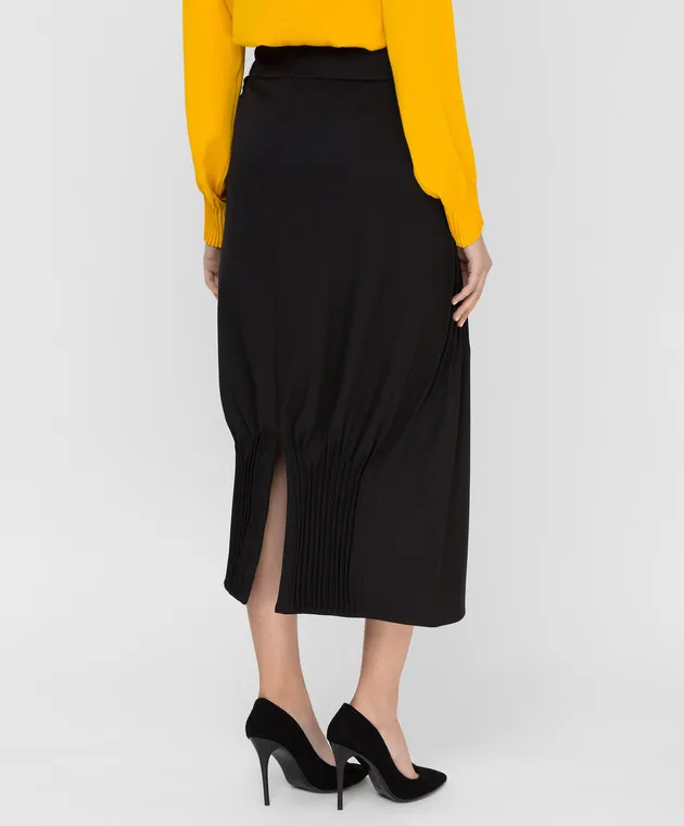 NINA RICCI Black wool skirt