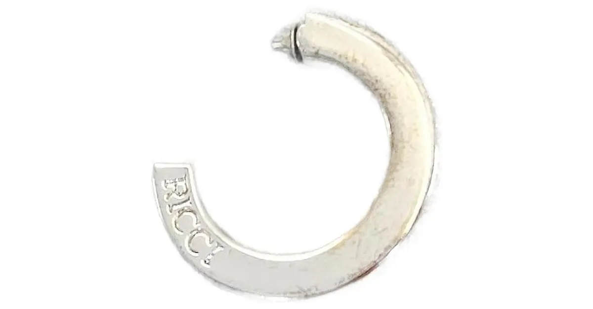 NINA RICCI Pendientes Plata 