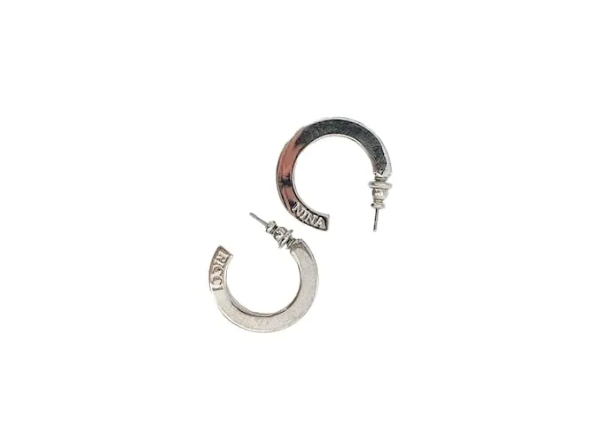 NINA RICCI Pendientes Plata 
