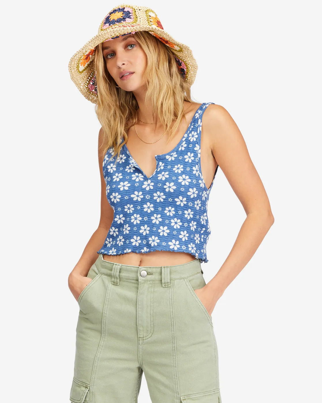Notch Knit Tank Top