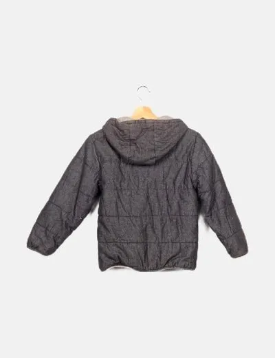 Nukutavake Abrigo gris reversible
