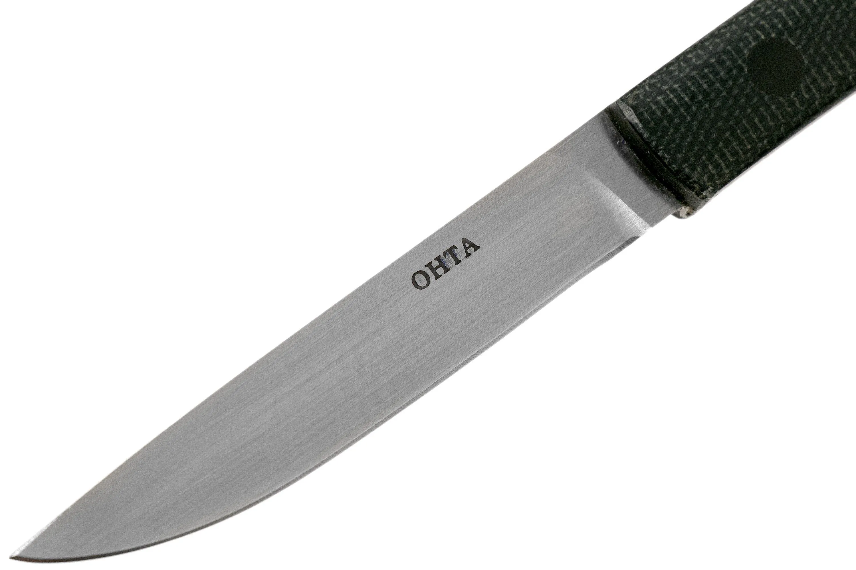 Ohta OFB SS 75 Black Canvas Micarta cuchillo fijo
