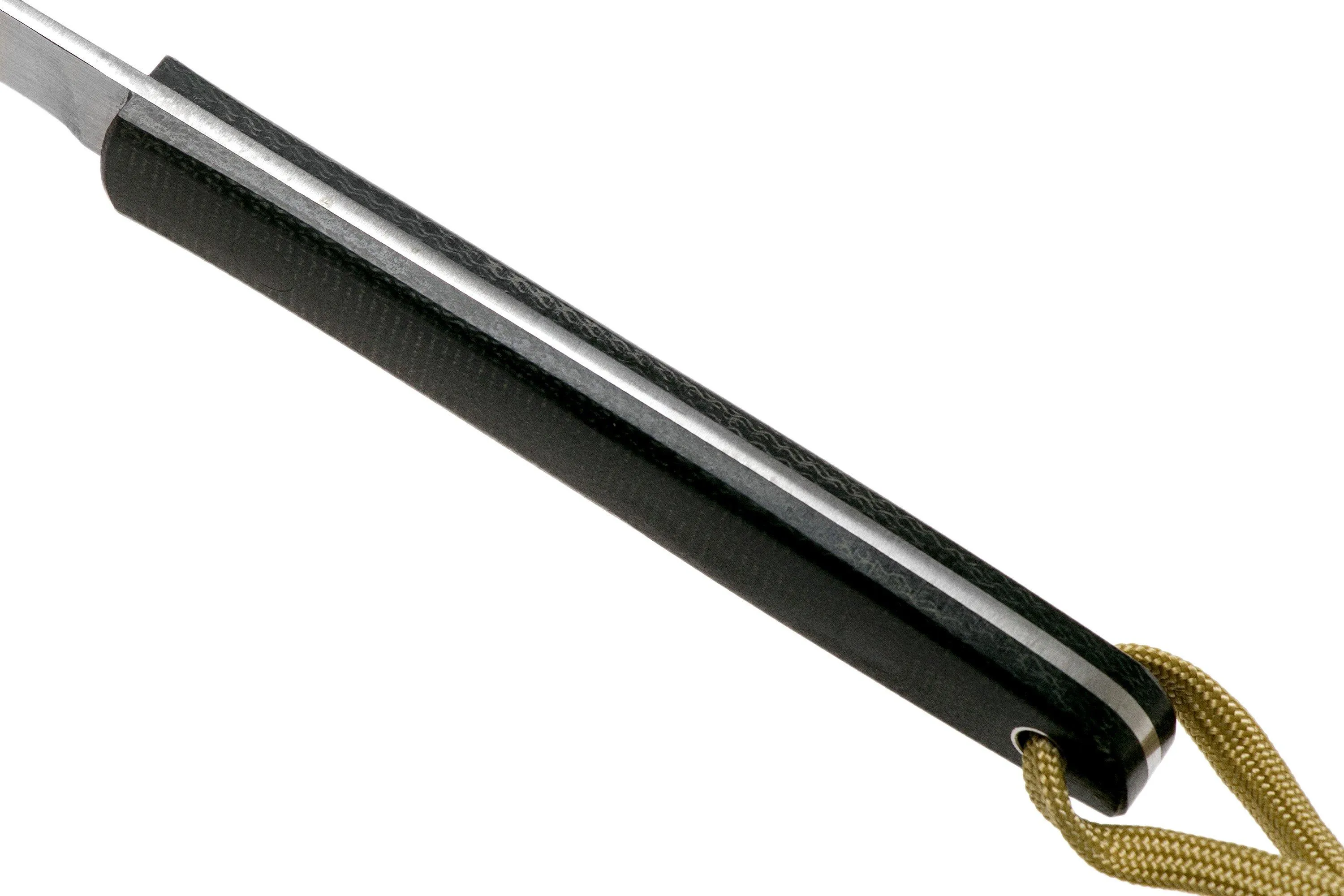 Ohta OFB SS 75 Black Canvas Micarta cuchillo fijo