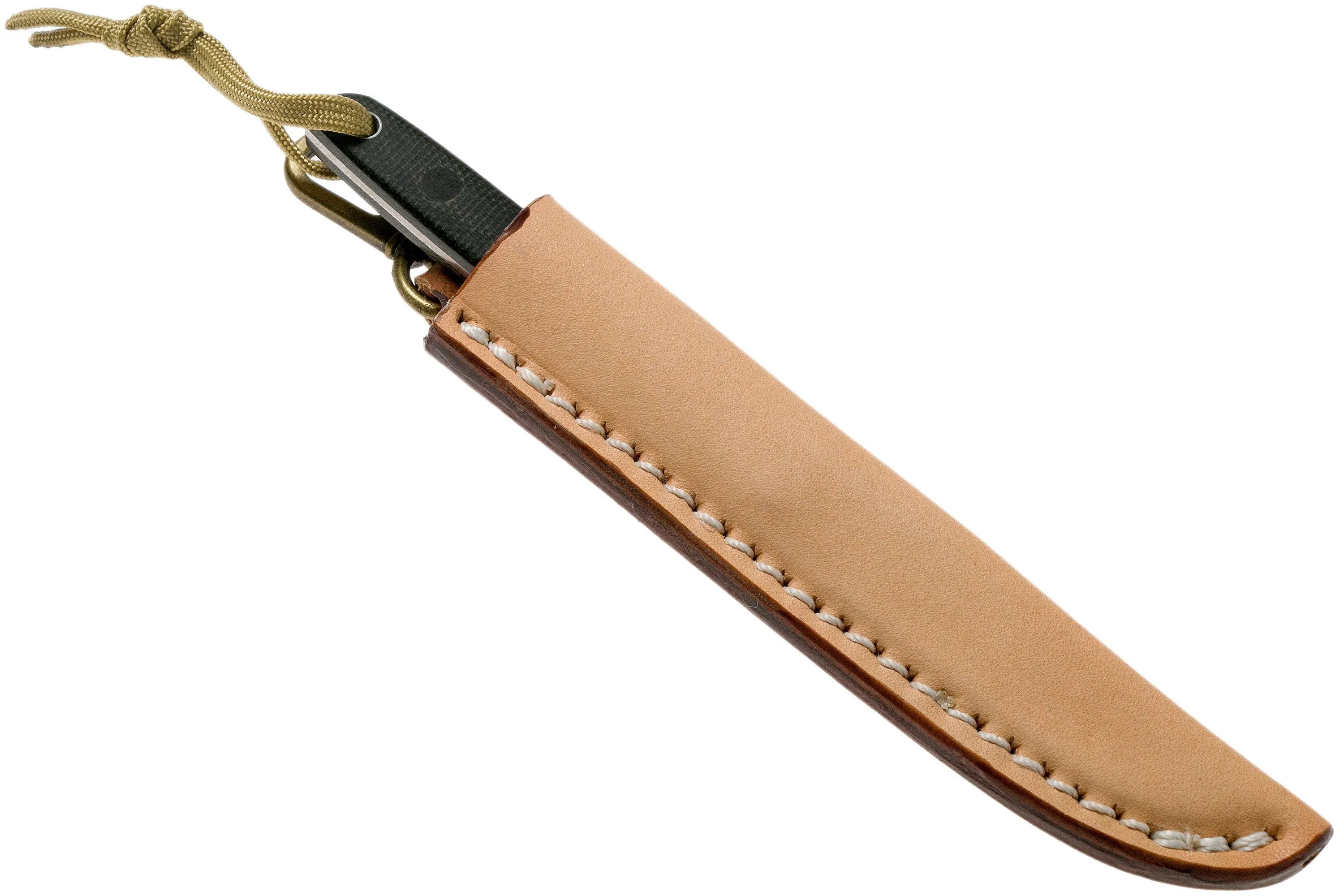 Ohta OFB SS 75 Black Canvas Micarta cuchillo fijo