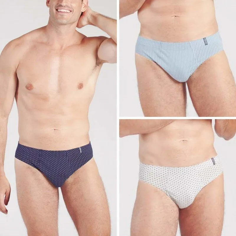 Pack 6x3 Slips hombre algodón Kehat 302