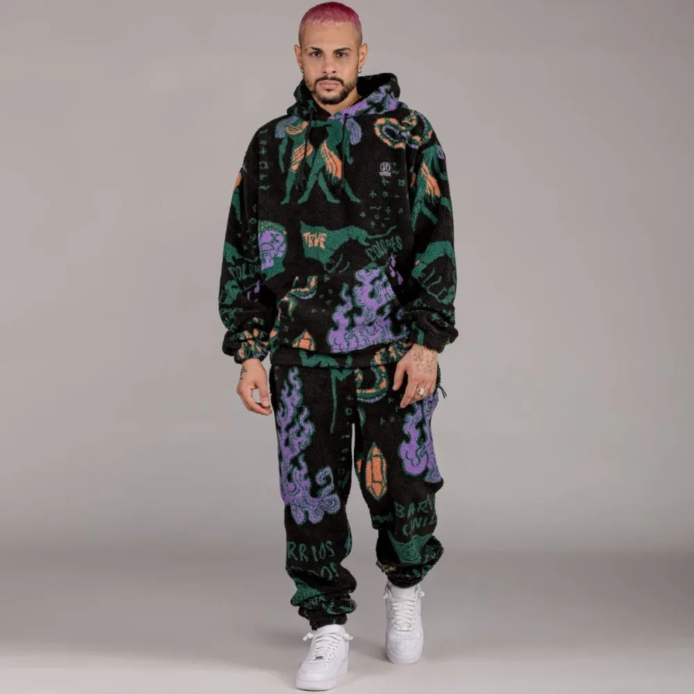 PACK GRIMEY PANT + HOODIE LOST BOYS SHERPA  BLACK | WINTER 22
