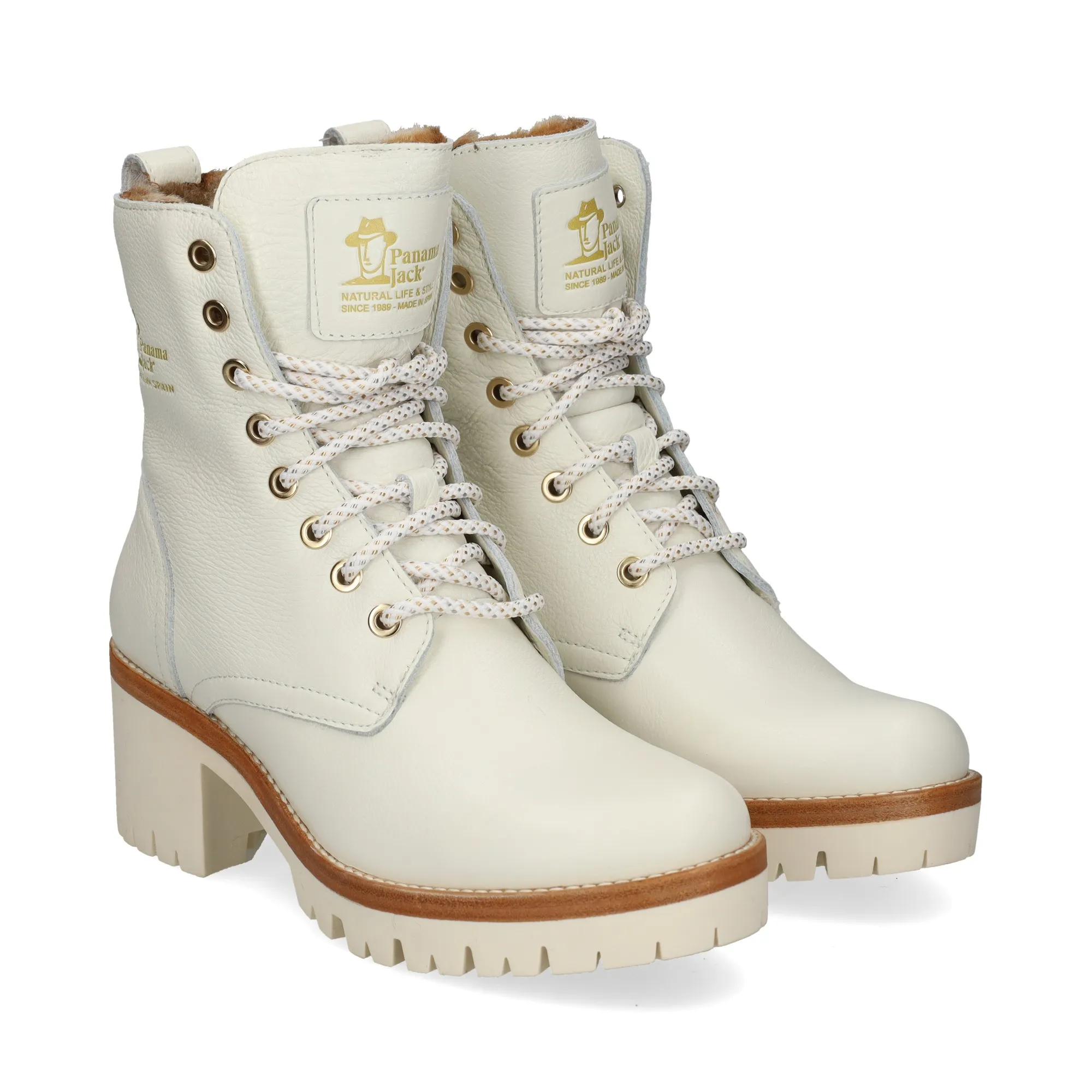 PANAMA JACK Botines planos de Mujer B12 BLANCO