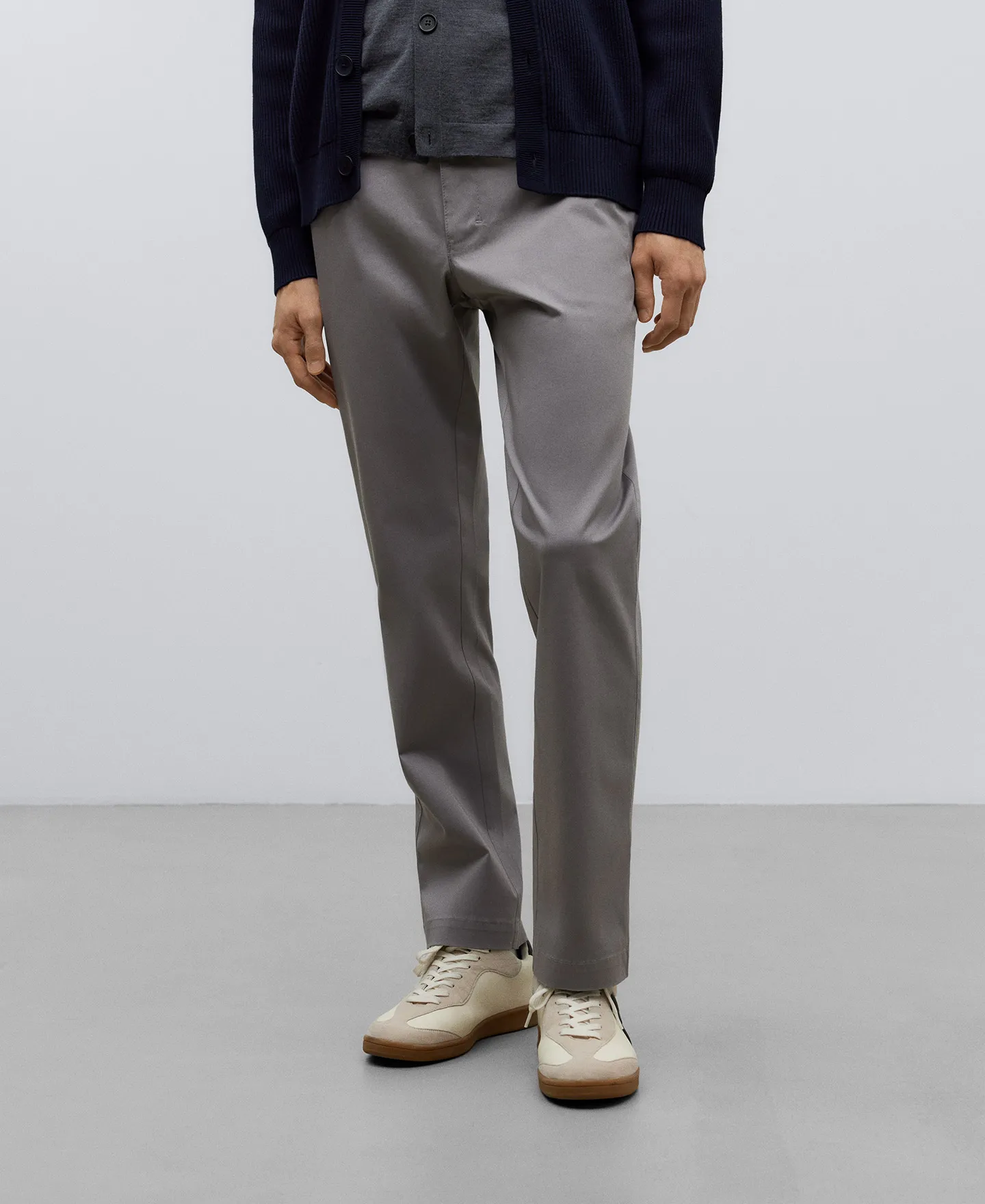 Pantalón chino twill de algodón hombre