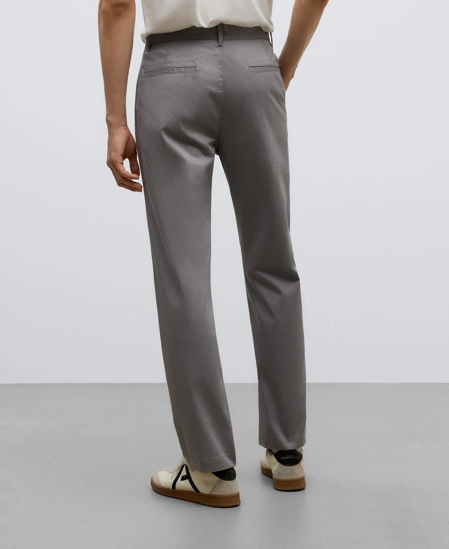 Pantalón chino twill de algodón hombre