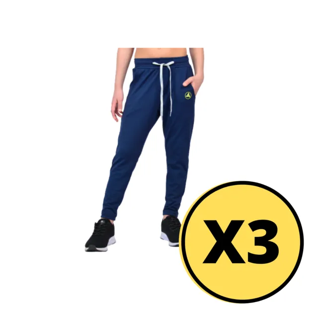 PANTALON CHUPIN DEPORTIVO NIñO AZ  PLYCCN X 3 UNIDADES