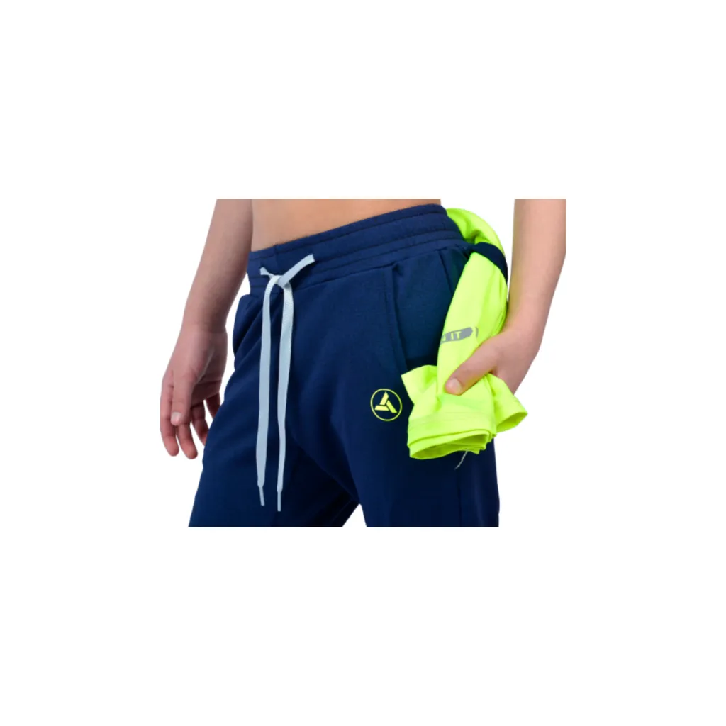 PANTALON CHUPIN DEPORTIVO NIñO AZ  PLYCCN X 3 UNIDADES