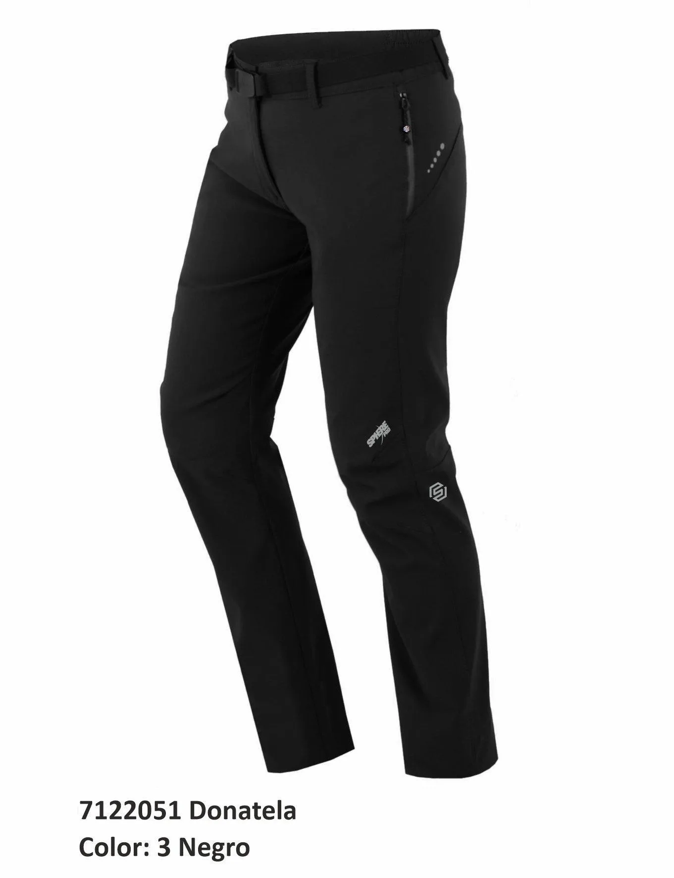 PANTALON TREKKING MUJER SPHERE PRO DONATELA. 7123051 NEGRO