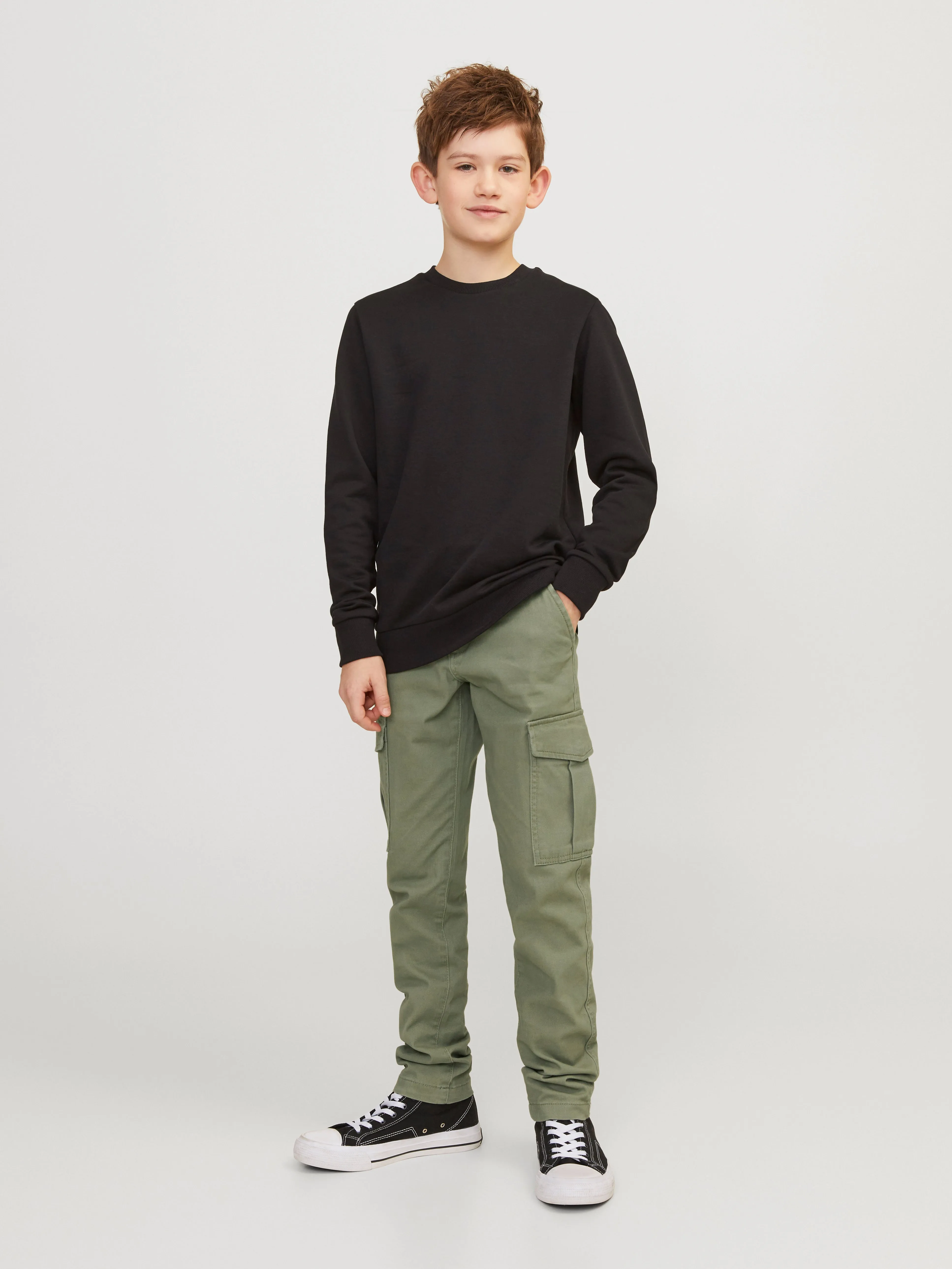 Pantalones cargo Junior | Verde oscuro | Jack & Jones®