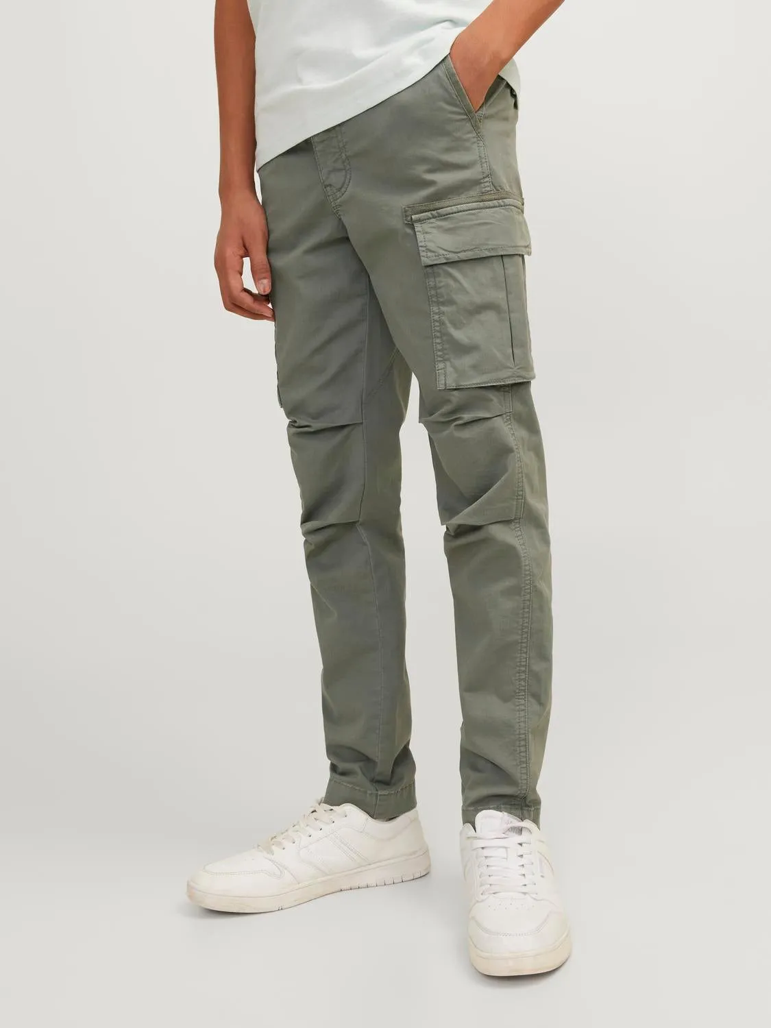Pantalones chinos Junior | Verde intermedio | Jack & Jones®