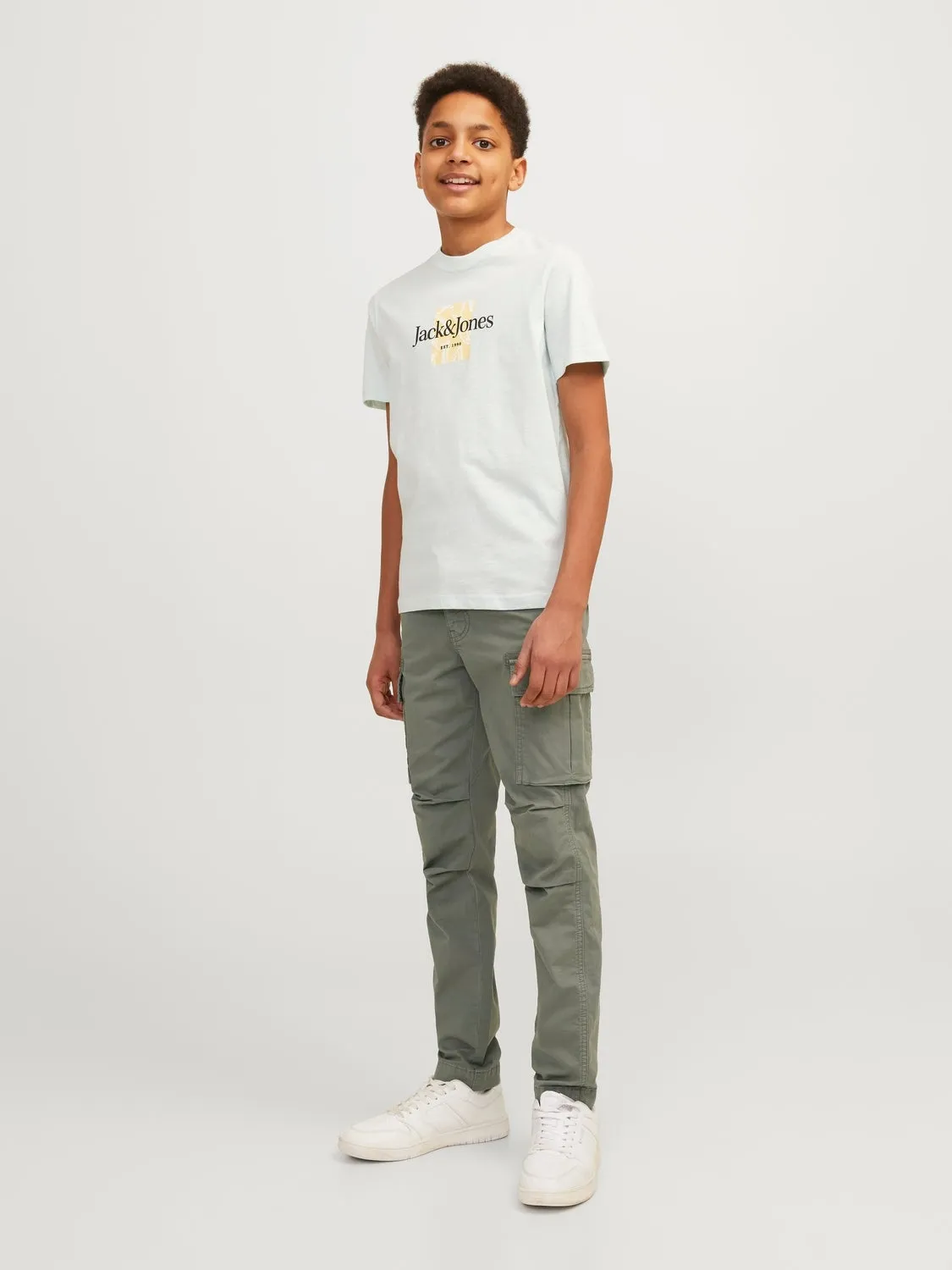 Pantalones chinos Junior | Verde intermedio | Jack & Jones®