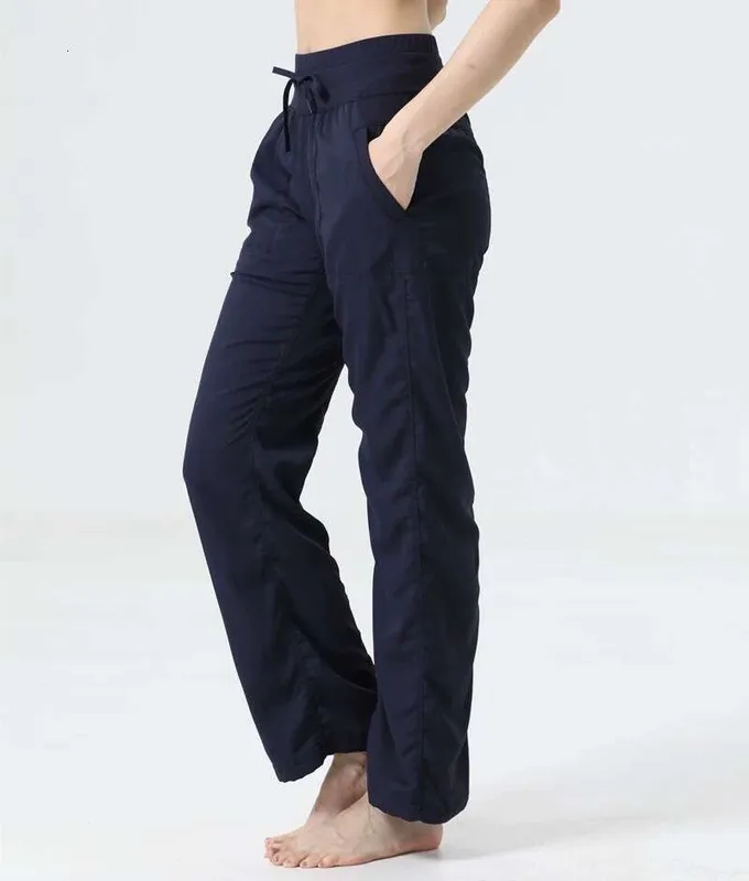 Pantalones de estudio de baile de mujeres Pantrajes de yoga plegados Super Soft Loose Micro Horn Fiess Recompensas de pantalones